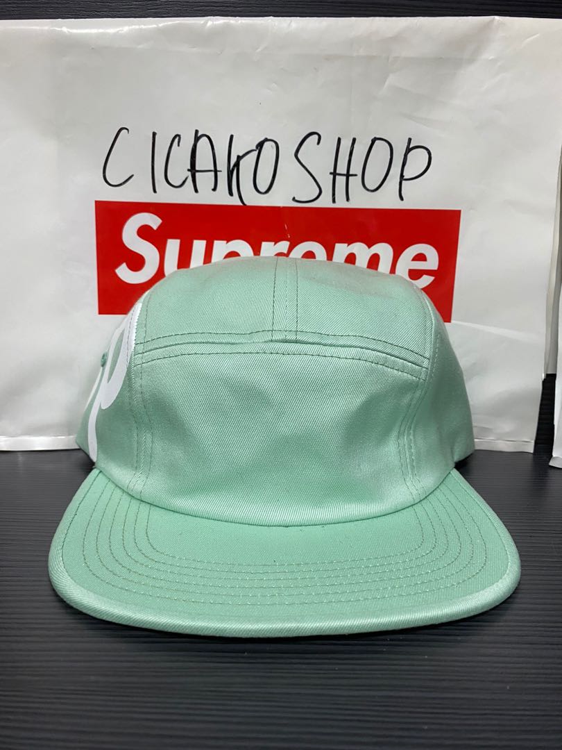 Supreme side shop logo camp cap