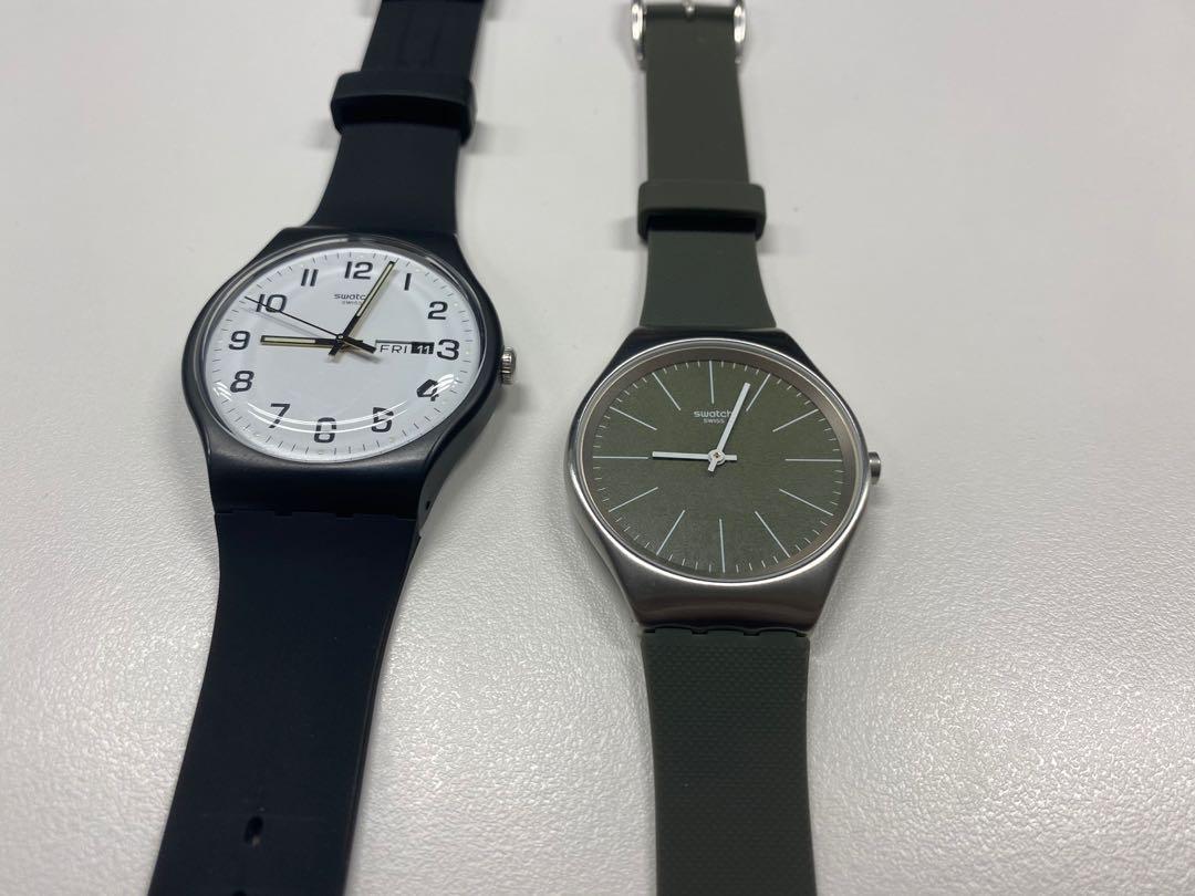 Swatch Watch Twice Again Suob705 Men S Fashion Watches On Carousell