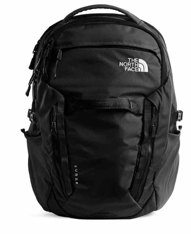 North face surge black on sale