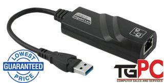 USB 3.0 Gigabit Ethernet 10/100/1000 Mbps RJ45 LAN Network Adapter for PC/Mac