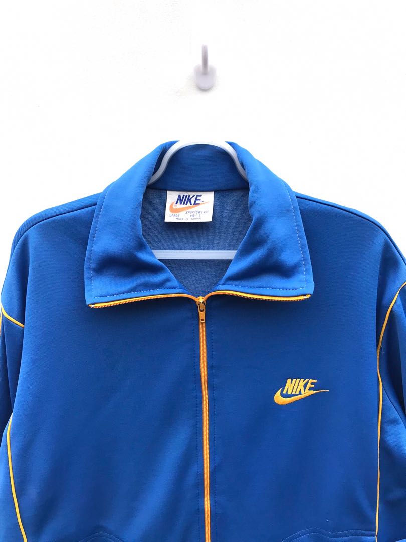 Vintage 80s Nike Track Jacket, Men's Fashion, Tops & Sets, Tshirts