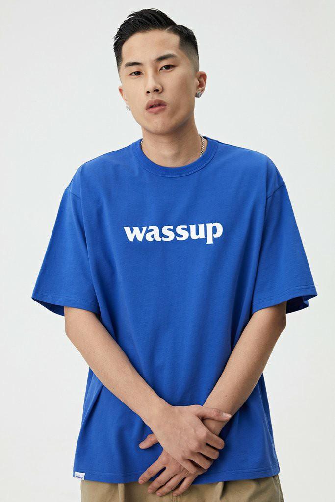 WASSUP Logo tee t-shirt, Men's Fashion, Tops & Sets, Tshirts