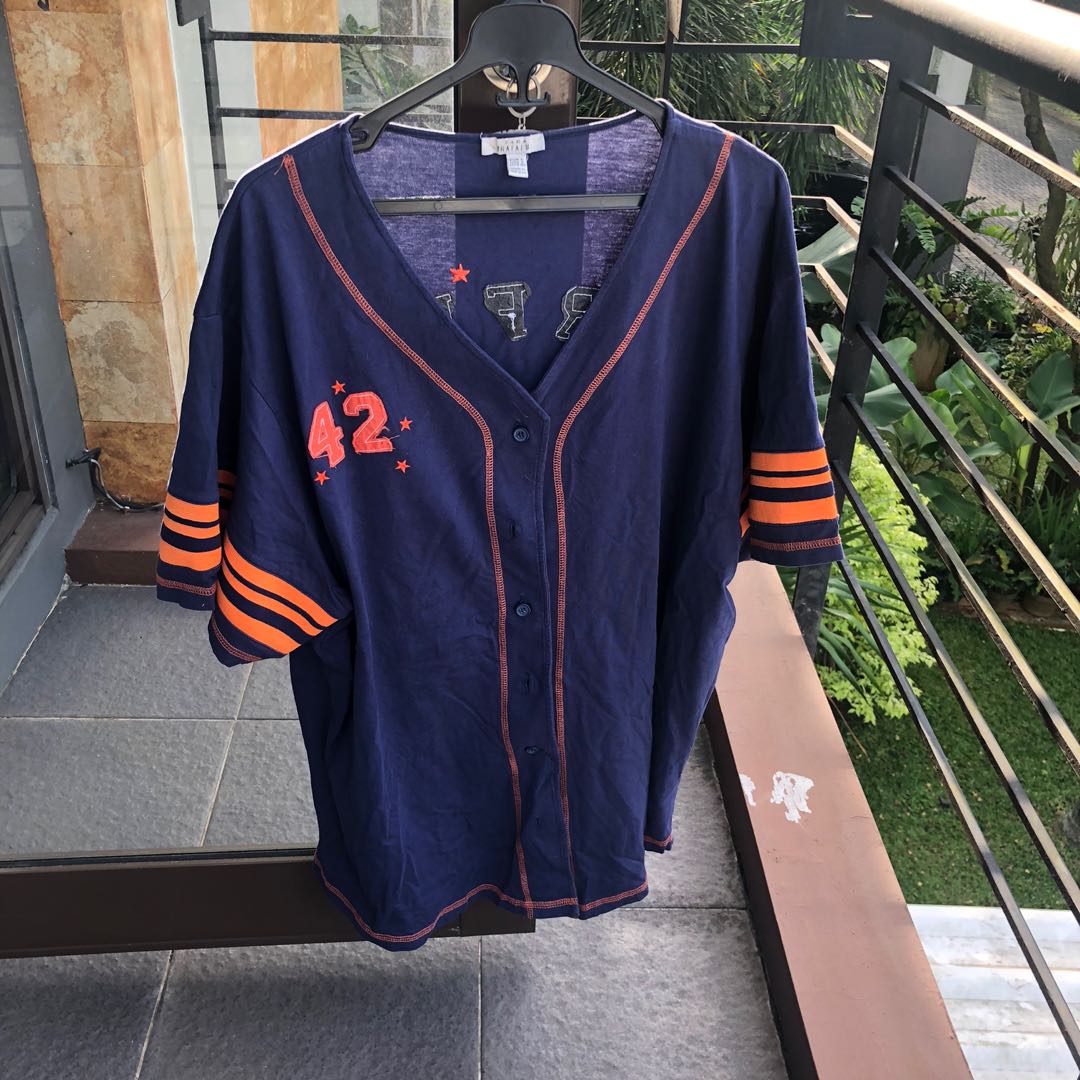 Zara Baseball Shirt, Fesyen Wanita 