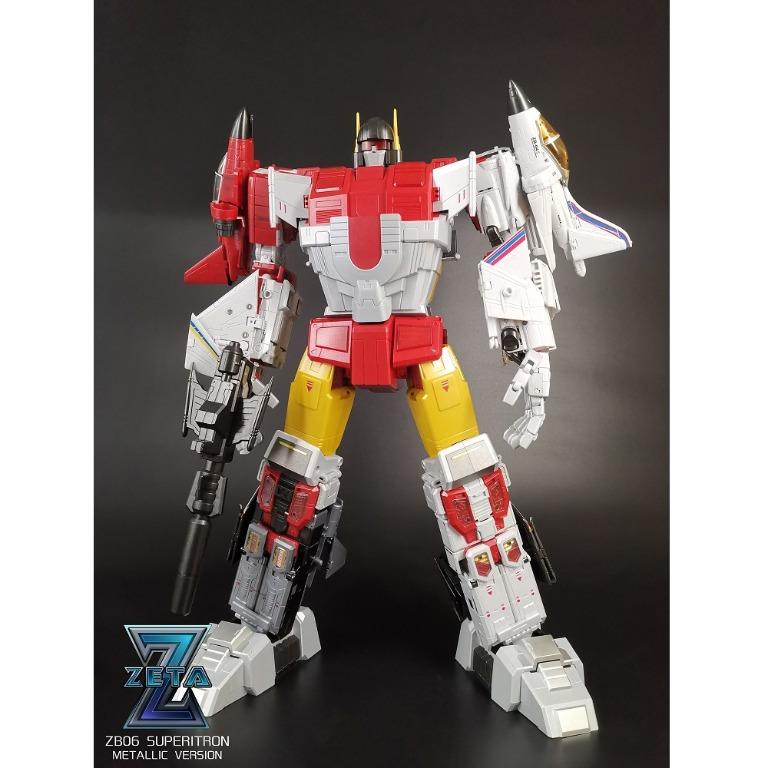 Zeta Toys ZB 06 Superitron ZB06 Metallic Version Set of 5 Superion Transformers action figure toy