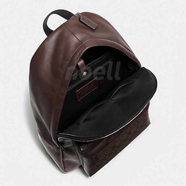 100 ORIGINAL READY STOCK COACH Charles Backpack In Signature F55398