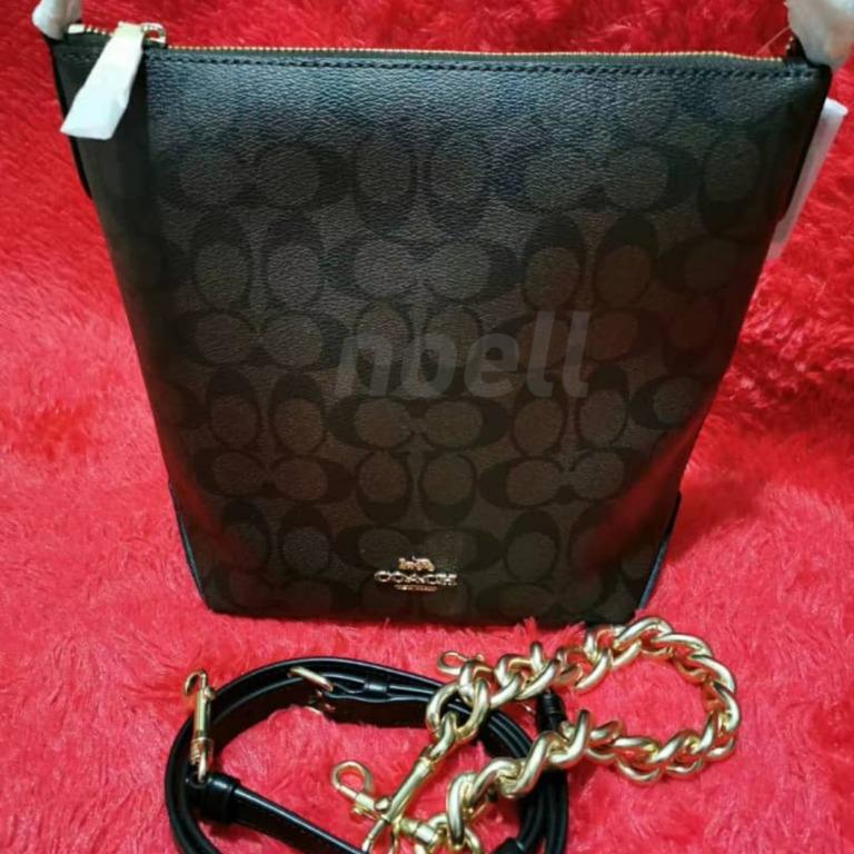 100 ORIGINAL READY STOCK COACH Mini Abby Duffle In Signature Canvas F45068