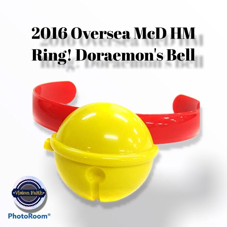 16 Oversea Mcd Hm Ring Doraemon S Bell Toys Games Other Toys On Carousell