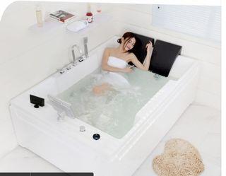 2 Seater Indoor Jacuzzi with Free Air Bubble and Led Lights