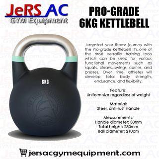 6kg Pro-Grade Kettlebell for Home Exercise or Gym Equipment