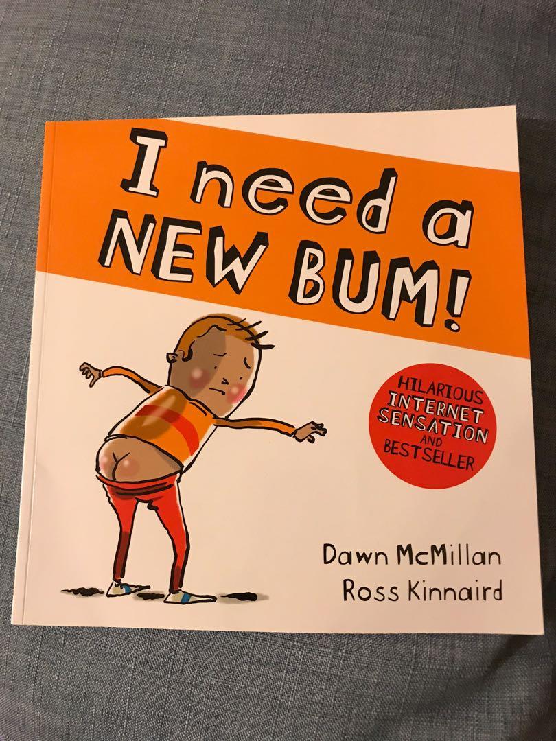 兒童書繪本英文書i Need A New Bum 興趣及遊戲 書本 文具 小朋友書 Carousell