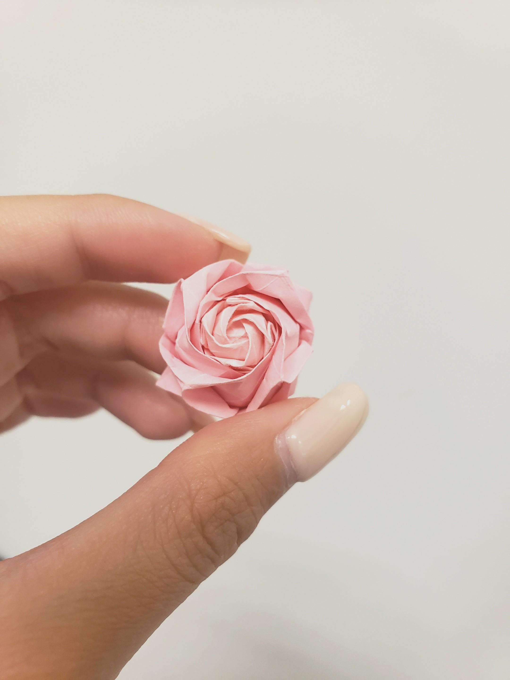 禮物紙品情人節生日玫瑰花摺紙 手作 自家設計 手作產品 飾物 Carousell