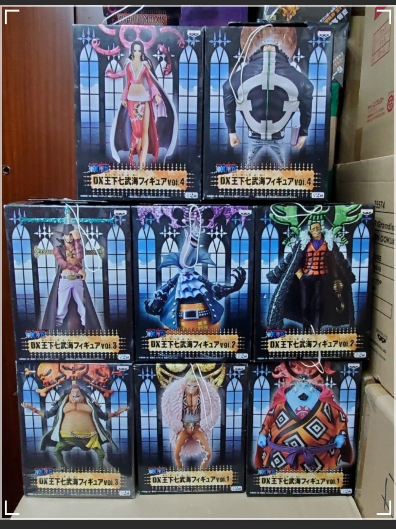 特價全新banpresto One Piece 海賊王景品日版金證王下七武海dx Vol 1 2 3 4 全8款甚平費林明高黑鬍子鷹眼女帝月光摩利亞熊 玩具 遊戲類