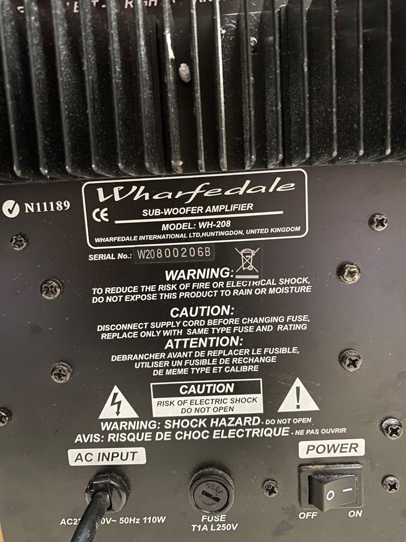 Active subwoofer Wharfedale (faulty), Audio, Soundbars, Speakers