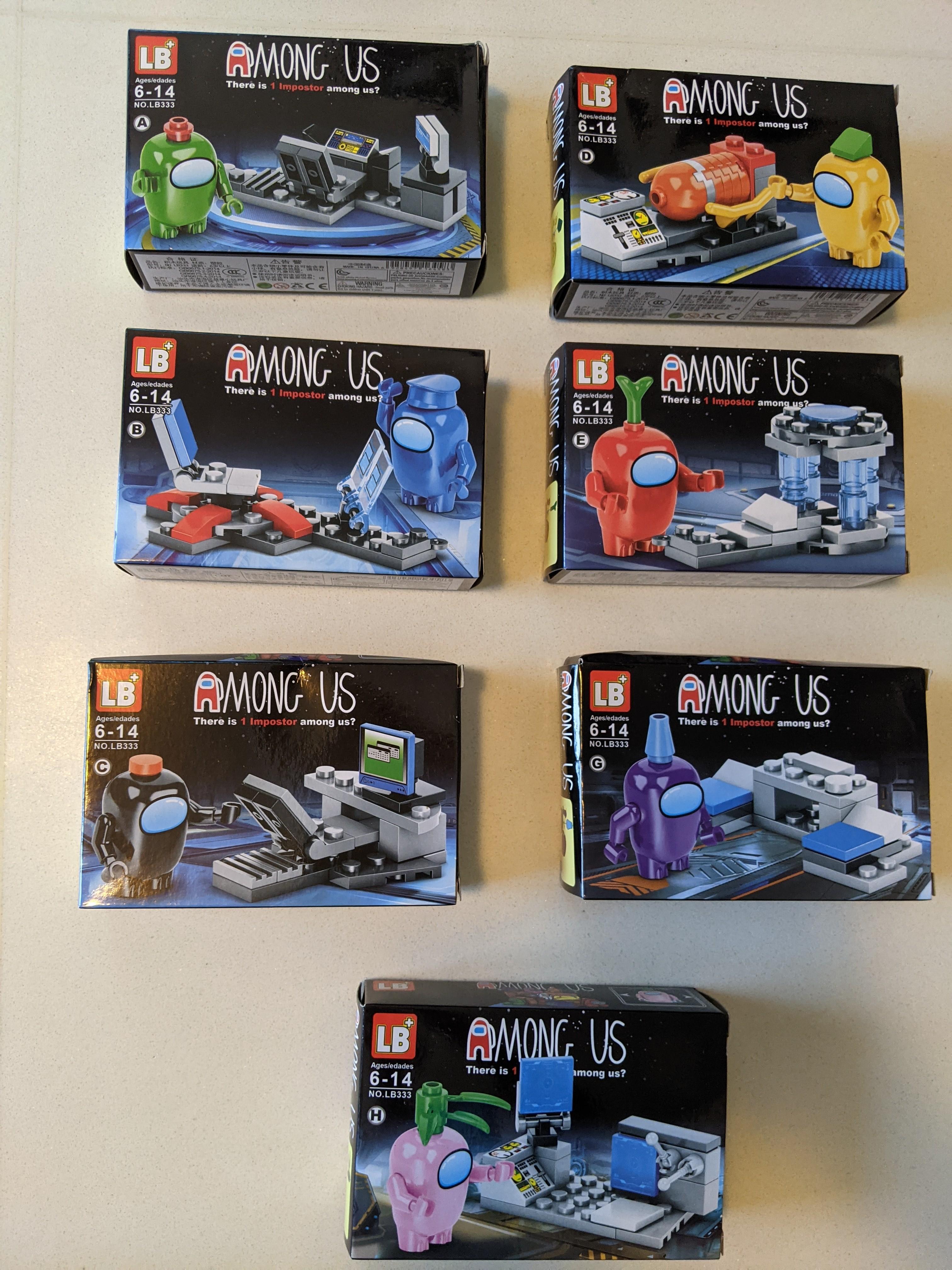 Among Us lego compatible bricks and figures, Hobbies & Toys, Toys ...