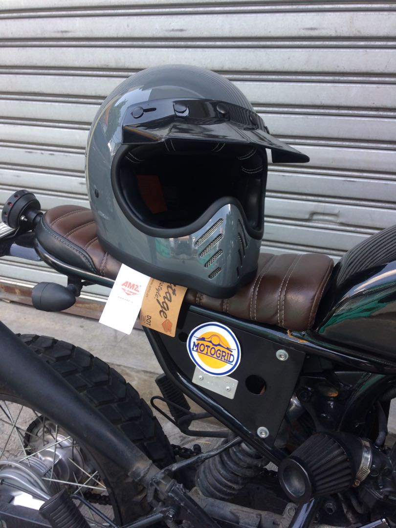 Amz helmet Creta 2, Motorbikes, Motorbike Parts & Accessories, Helmets and other Riding Gears on