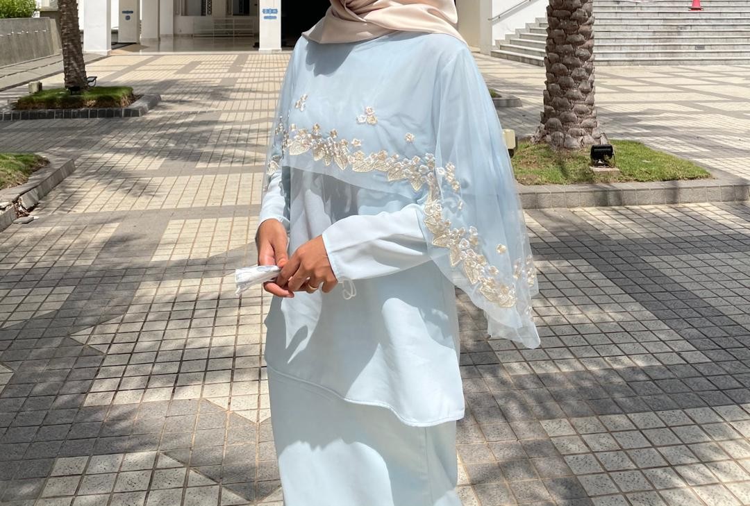 Baju bridesmaid new arrivals baby blue