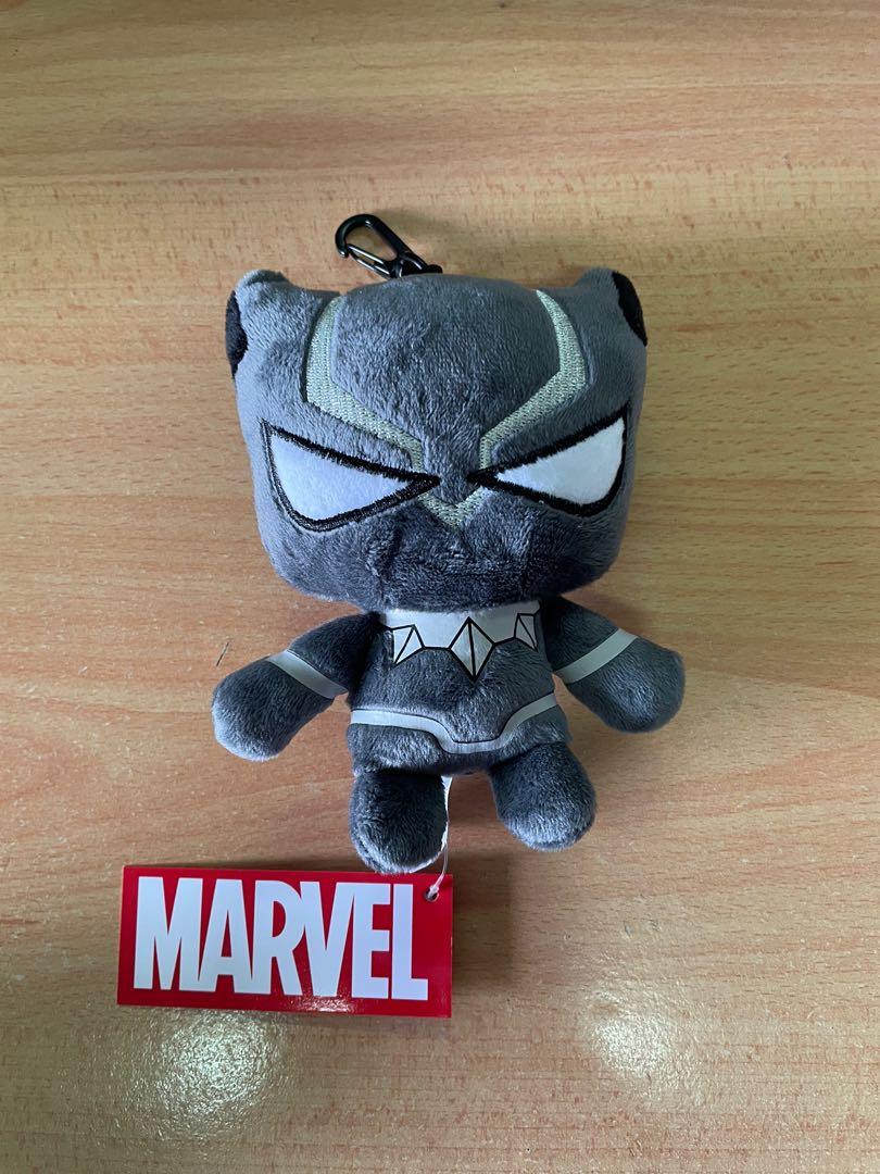 Black Panther soft toy plush keychain Marvel