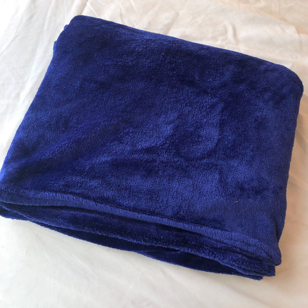 Blue Blanket, Furniture & Home Living, Bedding & Towels on Carousell