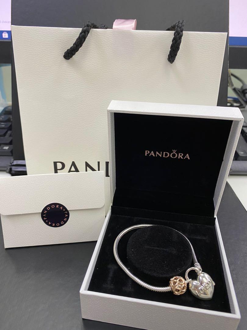 BNIB Pandora Bracelet + RoseGold 