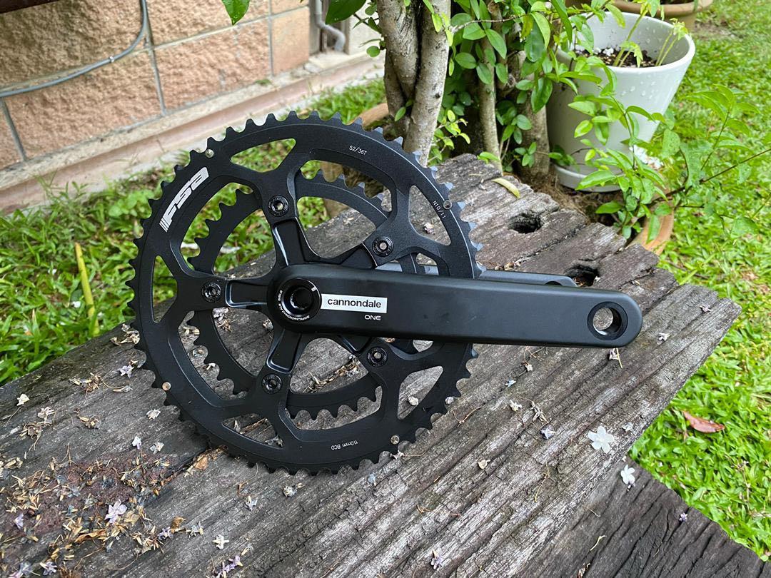 cannondale one crankset weight