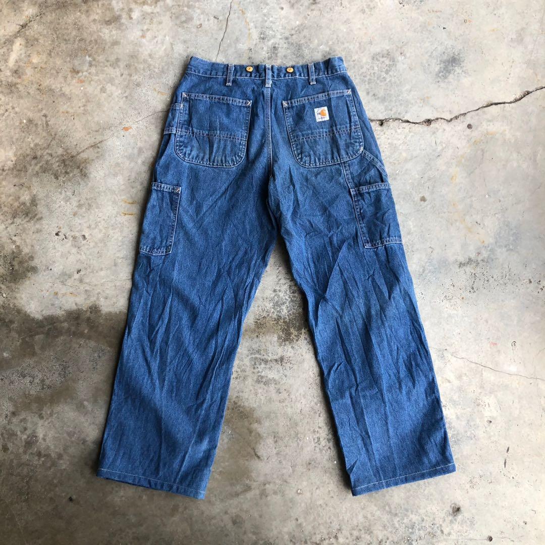 Workwear Denim Carpenter Pants Size 32, 名牌, 服裝- Carousell