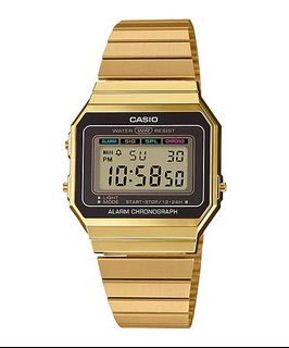 Gold discount watch casio