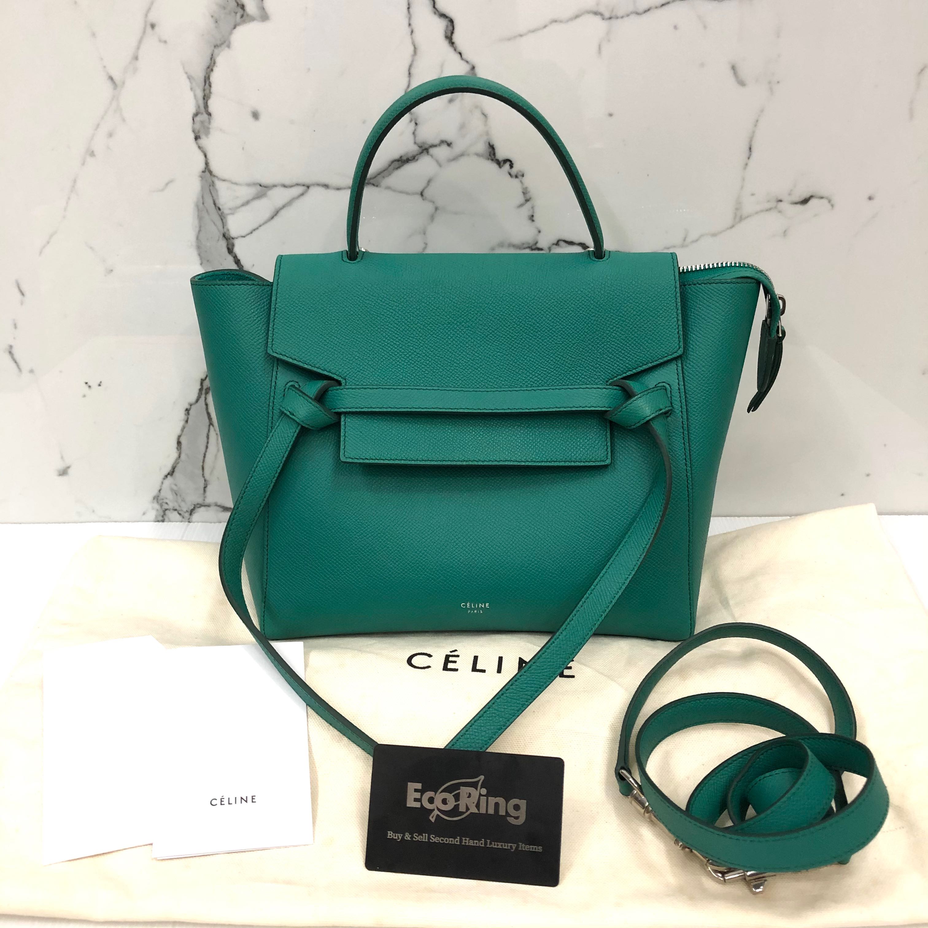 Celine micro belt new arrivals bag green