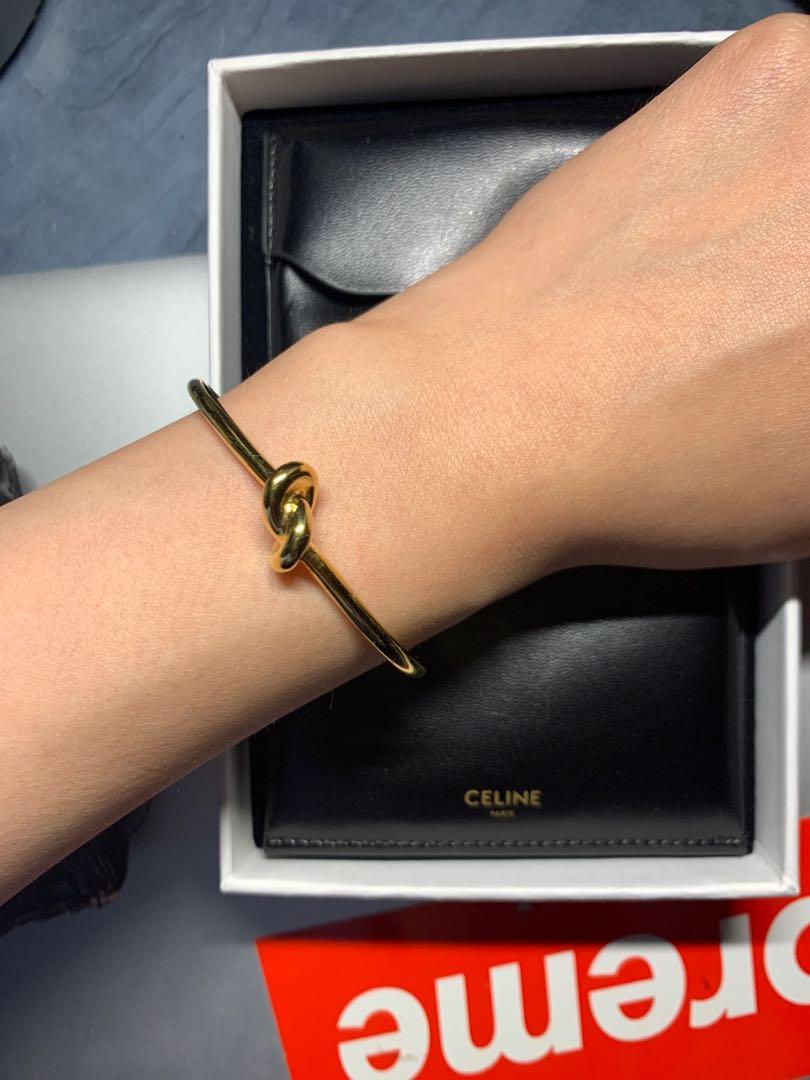 Celine extra thin hot sale knot bracelet