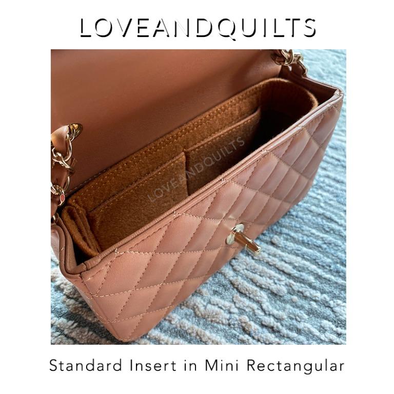 Chanel Mini Rectangular Bag Organizer Insert Shaper