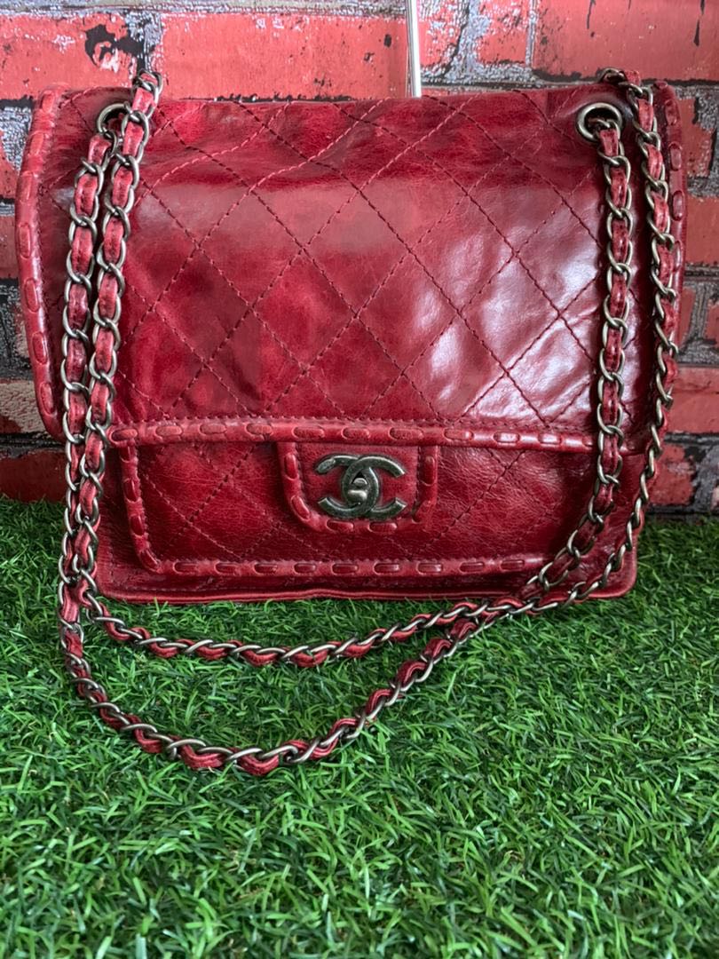 Quilted Lambskin Leather Top Handle Satchel Authenticity Date Code  The  Lady Bag