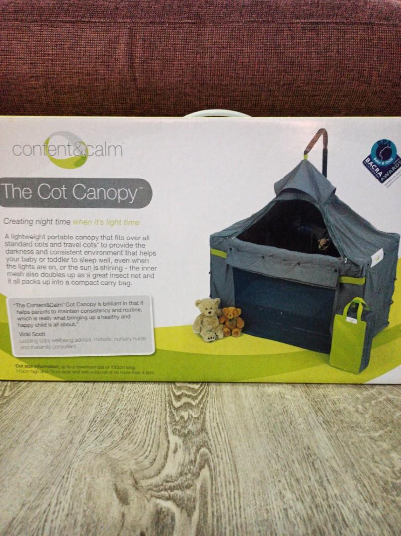Content&Calm Cot Canopy, Babies & Kids, Baby Nursery & Kids Furniture