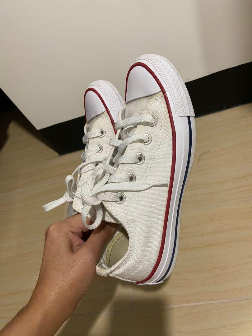 Hubert Hudson Zoologisk have Kostbar Converse Chuck Taylor White sneakers size 5, Women's Fashion, Footwear,  Sneakers on Carousell