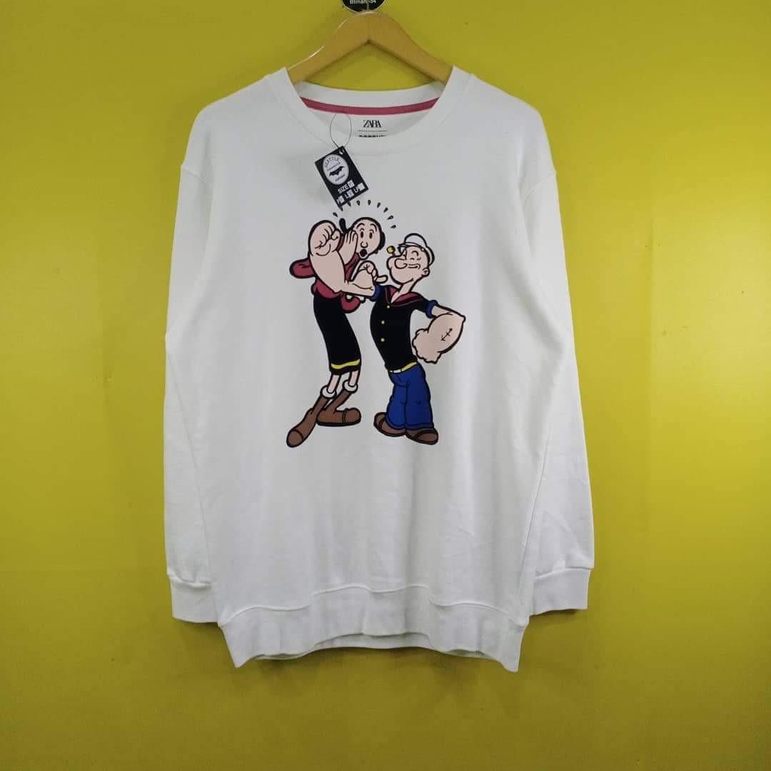 Zara hotsell popeye sweatshirt