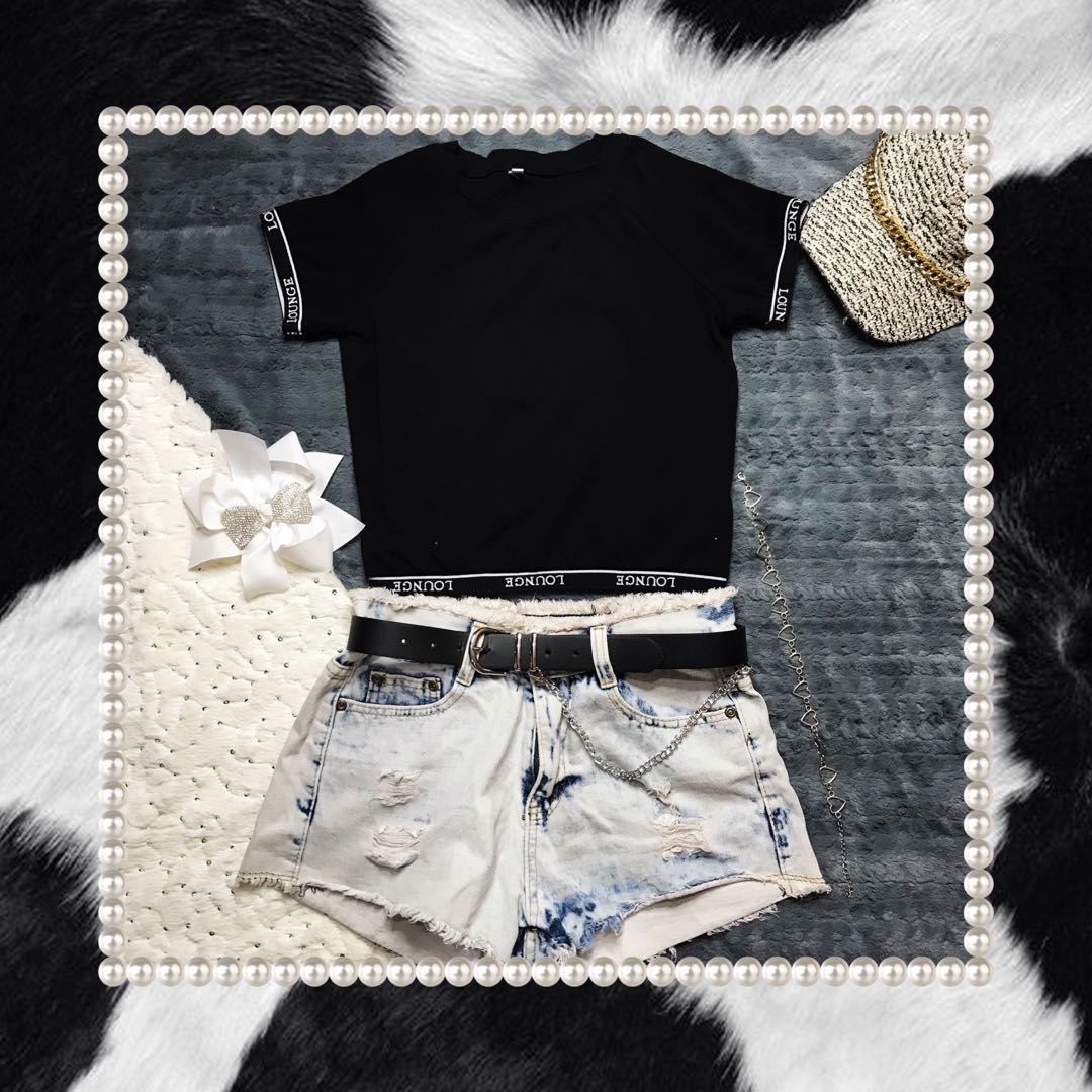 black lounge top
