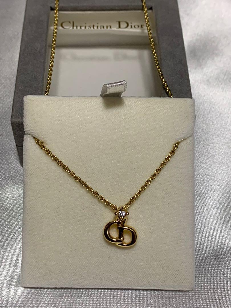 Dior Vintage Necklace, 名牌, 飾物及配件- Carousell