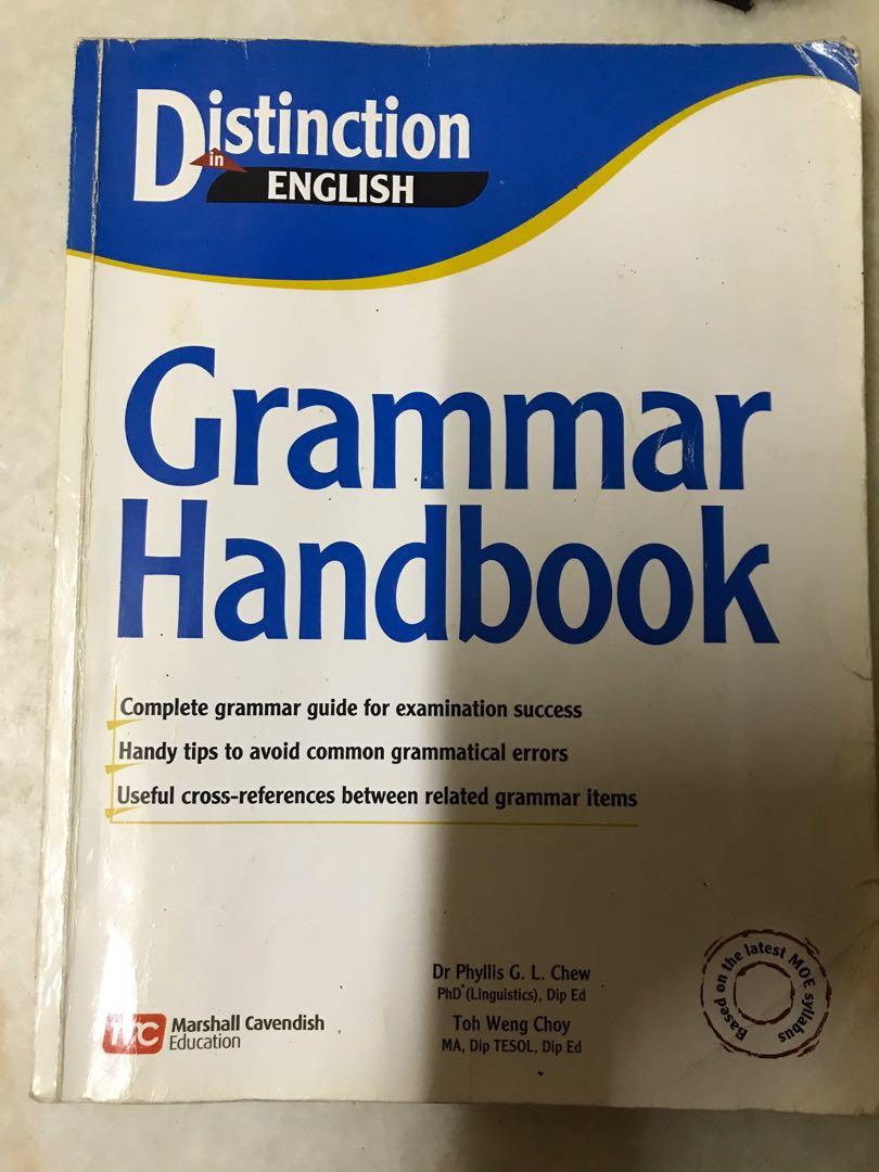 Distinction English Grammar Handbook, Hobbies & Toys, Books & Magazines ...