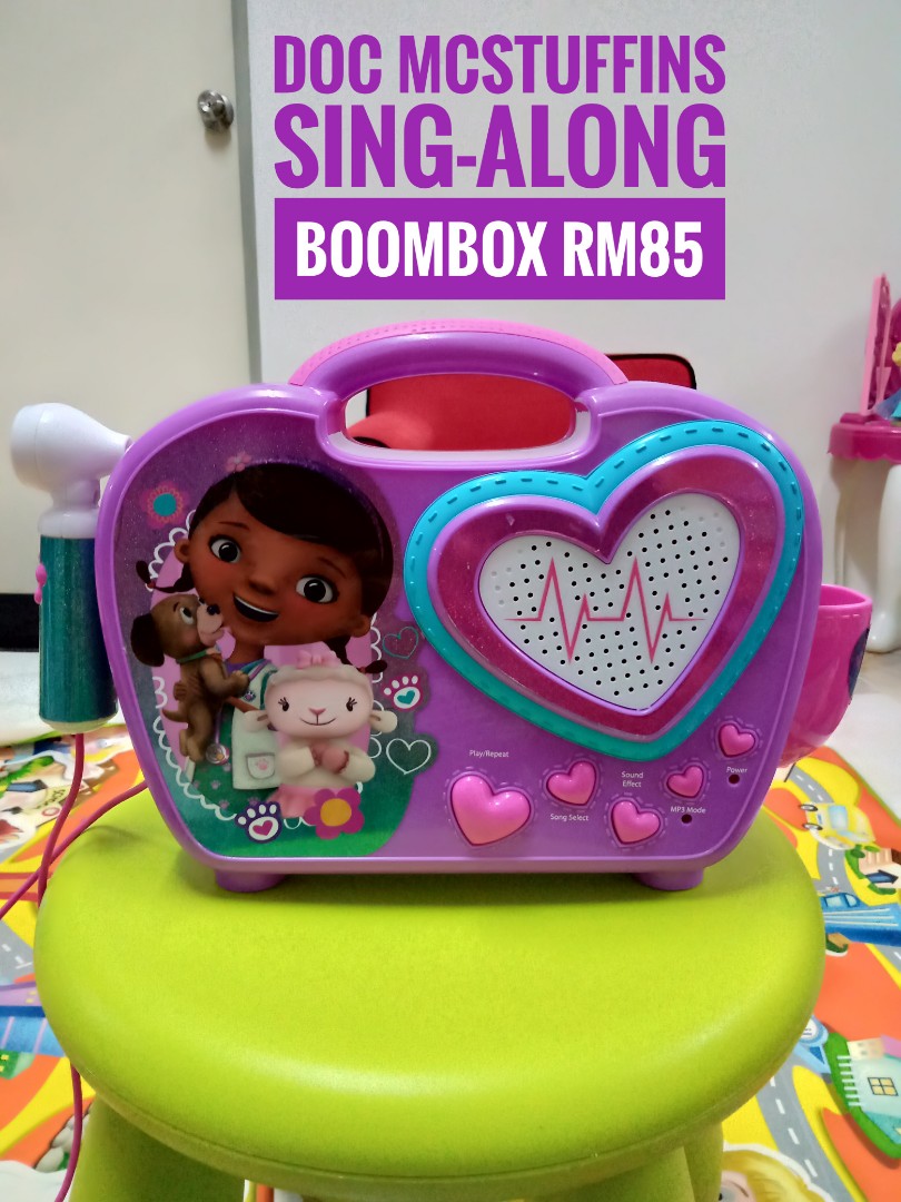 Doc mcstuffins sing sales along boombox