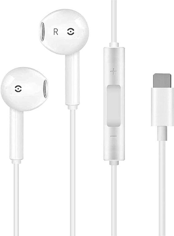 Earbuds Earphones Wired Stereo Sound Headphones for iPhone with Microphone and Volume Control,Active Noise Cancellation Compatible with iPhone 7/7plus 8/8plus X/Xs/XR/Xs max/11/12/pro/se iPad/iPod 8 