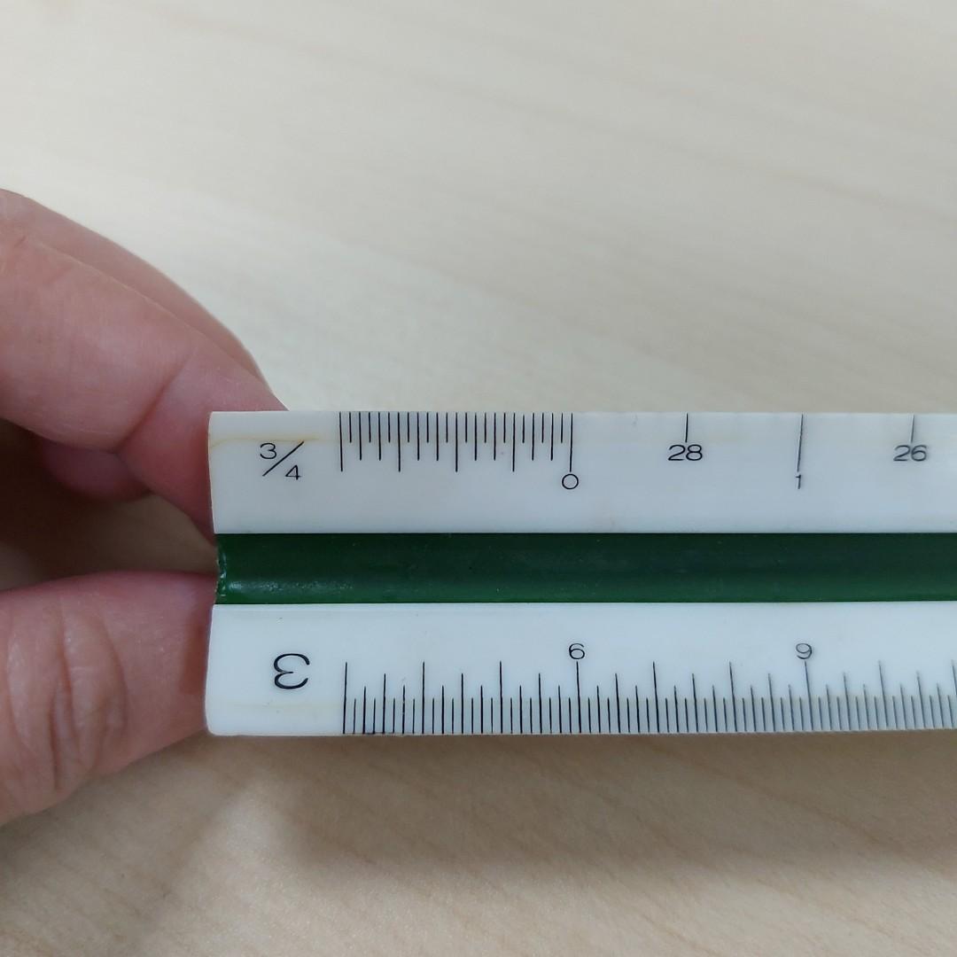 ENGLISH SCALE RULER, Hobbies & Toys, Stationary & Craft, Stationery ...