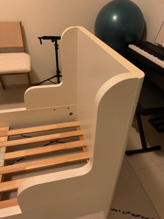 Extendable toddler bed Ikea Busunge, Babies & Kids, Baby Nursery & Kids Furniture, Childrens