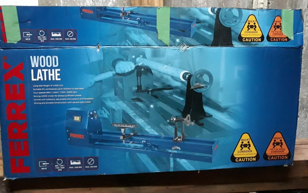 Ferrex Wood Lathe, Commercial & Industrial, Construction Tools