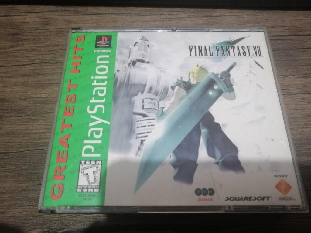 Final Fantasy VII (7) Greatest Hits Version NTSC (USA ...