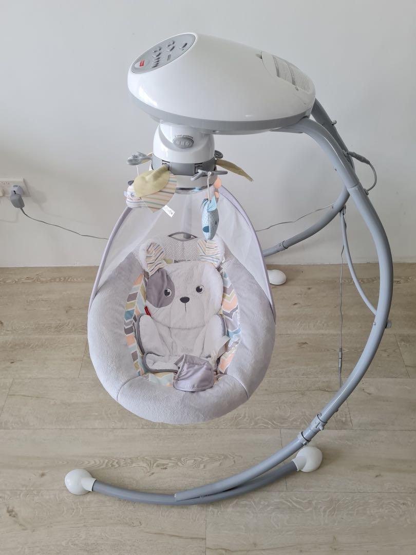 Fisher Price Sweet Snugapuppy Dreams Cradle n Swing Babies