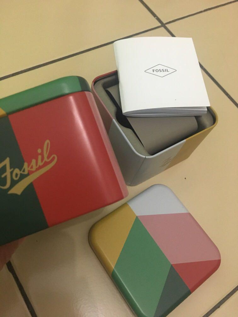 Fossil Watch Tin Box Original
