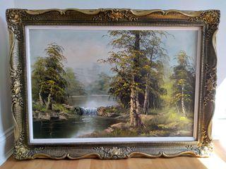 REDUCED Framed and signed landscape painting