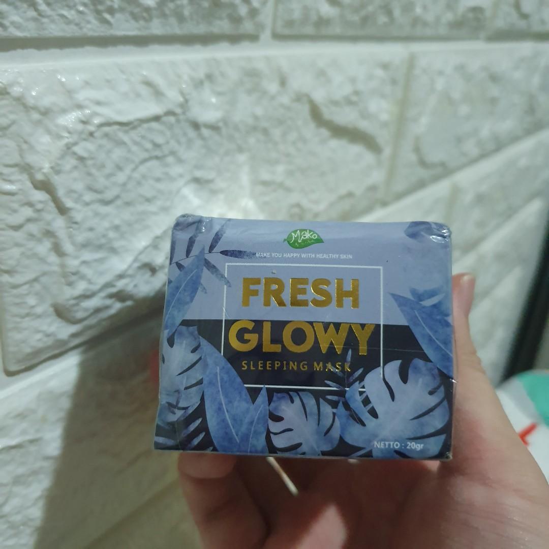 Fresh Glow Sleeping Mask Mako By Seris Kesehatan Kecantikan Kulit Sabun Tubuh Di Carousell