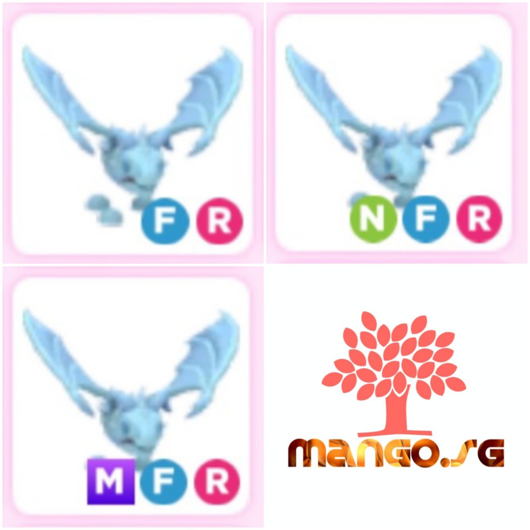 Frost Dragon R Fr Nfr Mfr Adopt Me Video Gaming Video Games Others On Carousell - roblox adopt me frost dragon wallpaper