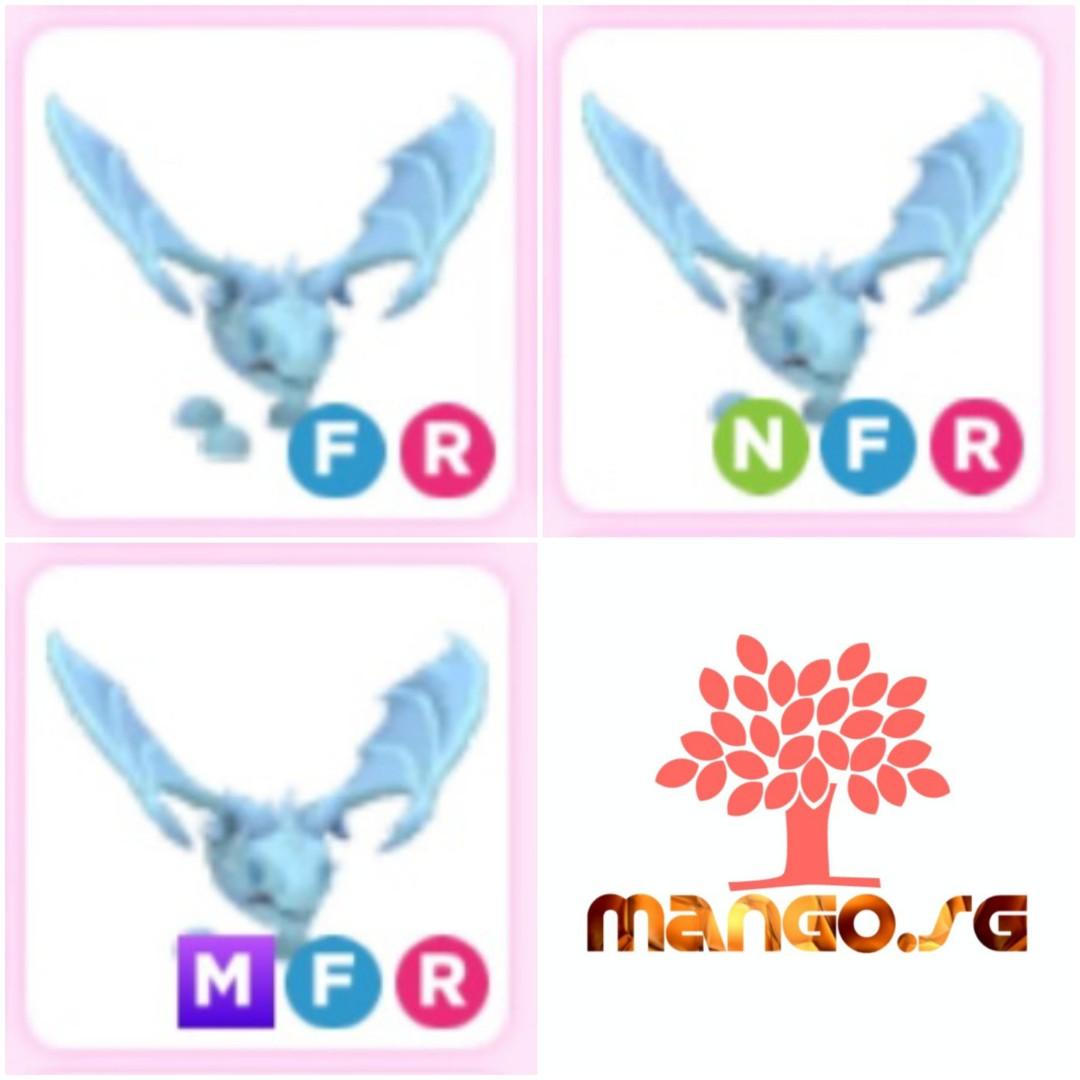 Frost Dragon FR NFR MFR - Adopt Me, Video Gaming, Gaming Accessories,  In-Game Products on Carousell
