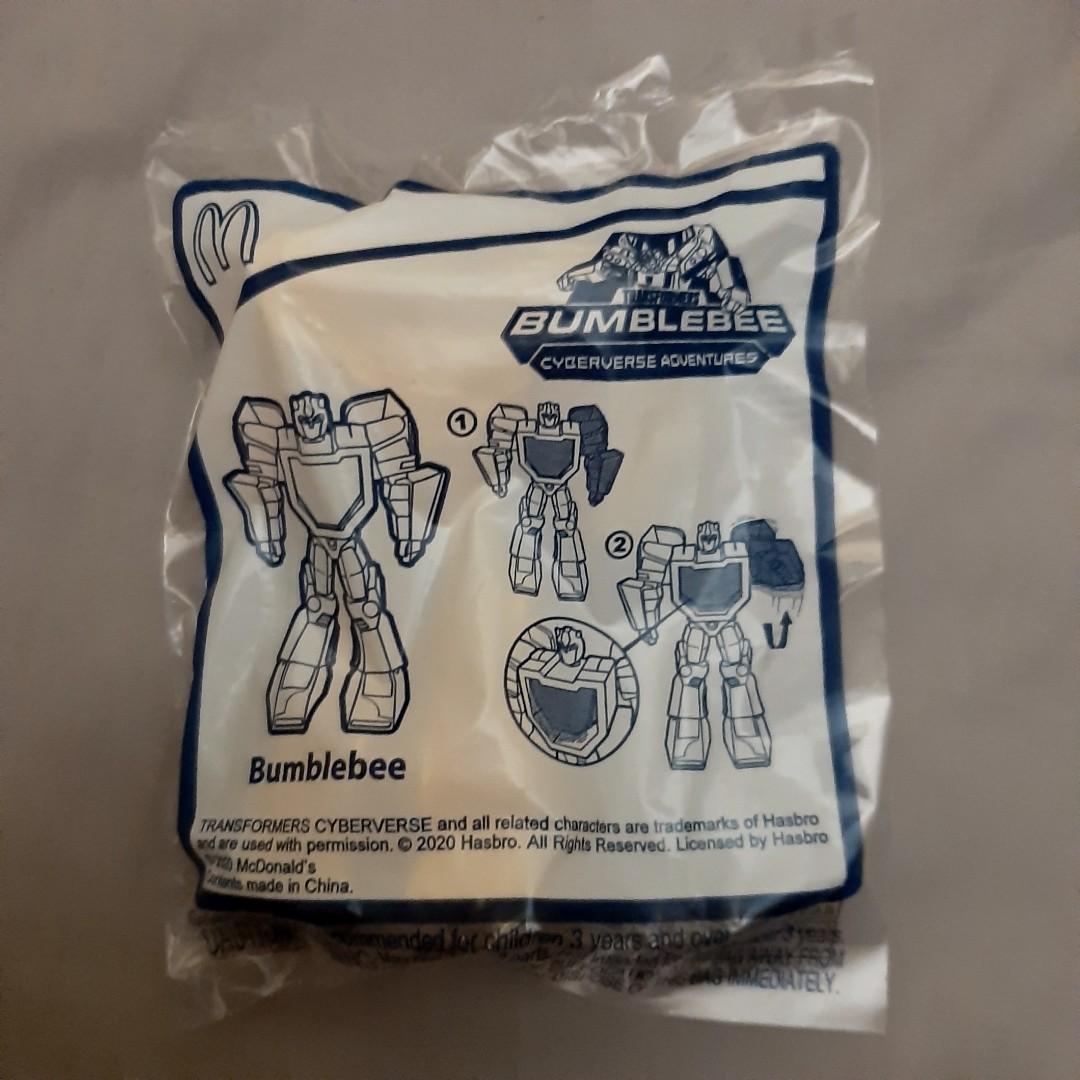 FULL SET TRANSFORMERS BUMBLEBEE Cyberverse Adventures HAPPY MEAL SEALED