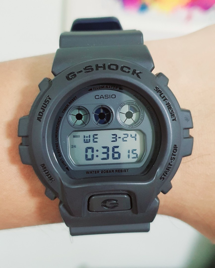 G Shock DW6900 Grey Mobile Phones Gadgets Wearables Smart